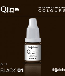 Pigment BIOEVOLUTION QLinePRO BLACK 01 - 5 ml