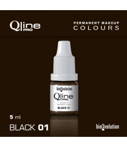 Pigment BIOEVOLUTION QLinePRO BLACK 01 - 5 ml