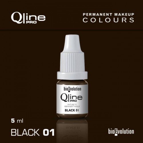 Pigment BIOEVOLUTION QLinePRO BLACK 01 - 5 ml Pigment BIOEVOLUTION QLinePRO BLACK 01 - 5 ml