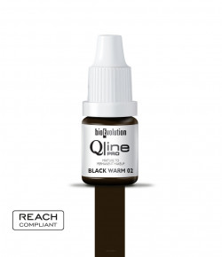 Pigment BIOEVOLUTION QLinePRO BLACK WARM 02 - 5 ml
