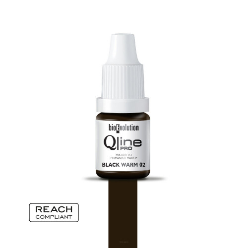 Pigment BIOEVOLUTION QLinePRO BLACK WARM 02 - 5 ml